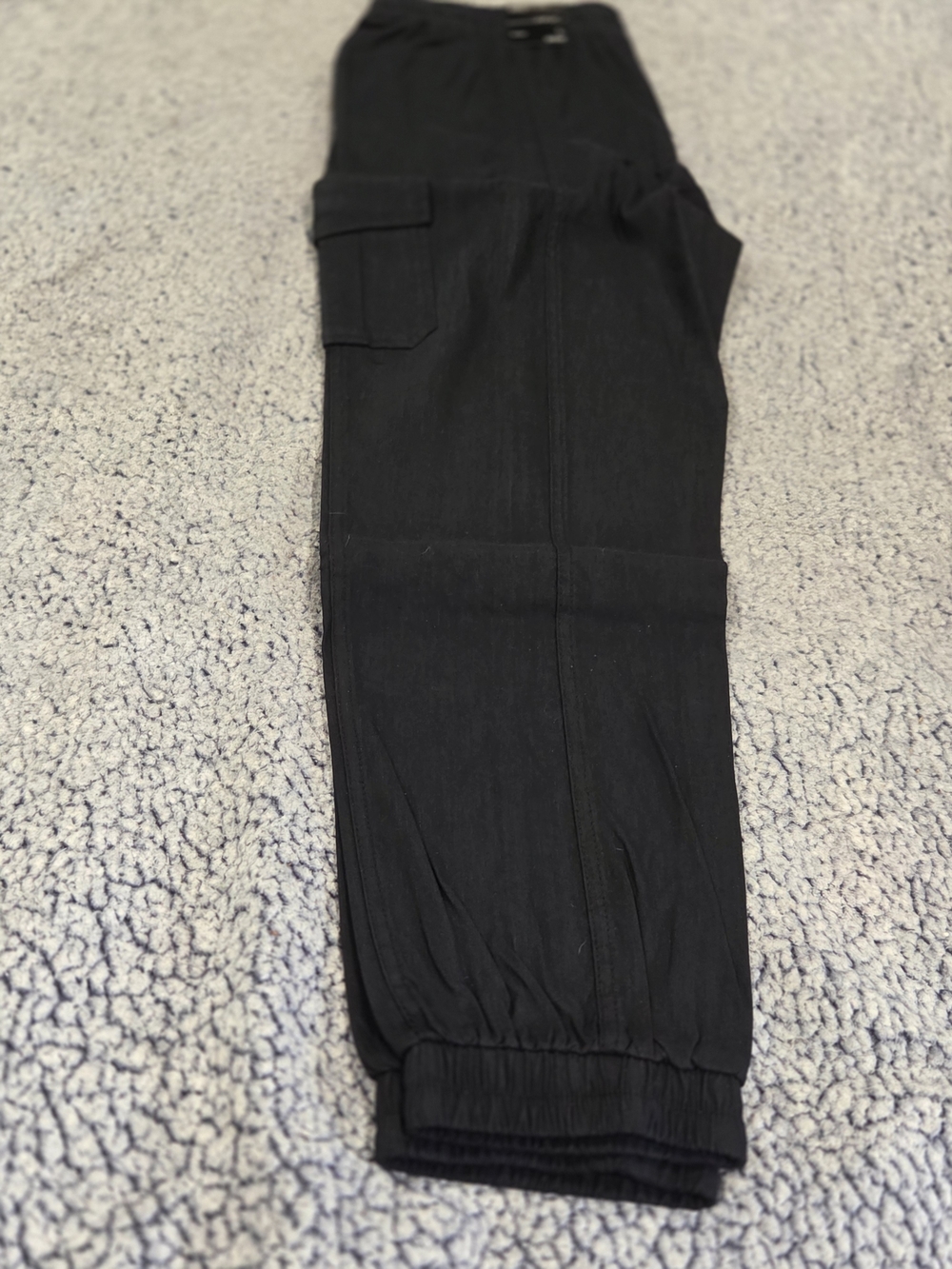 Black INC Womens Cargo Pants With Cuff